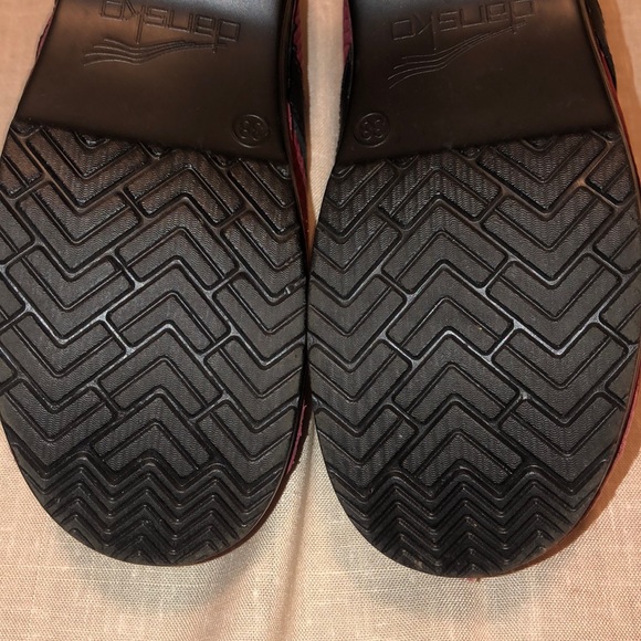 COPY - Dansko Shandi Red Print Snake Tassel Ring 38 - Picture 6 of 8